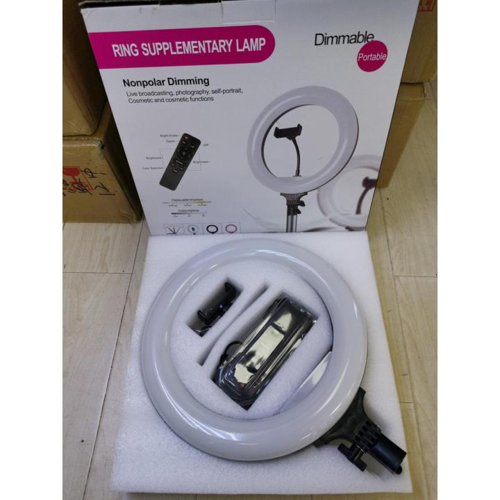 14''%20Remote%20control%20Dimmable%20Ring%20Light%20Live%20Broadcasting,%20photography,%20Self-portrait%20with%20Light%20Stand%20for%20Smartphone%20-%20Image%203