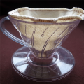 Coffee Filter Cup Plastic Coffee Dripper V Shaped 60 Spiral Funnel Hand Filter Cup Coffee Hand Drip 01/02. 