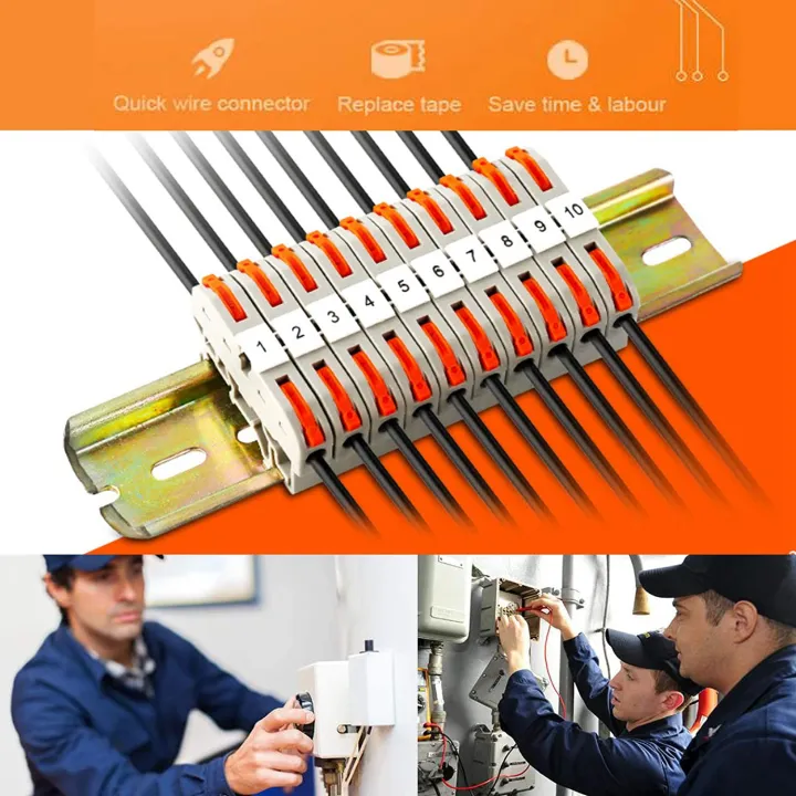 DIN%20Rail%20Terminal%20Blocks%20Kit,%20with%20Universal%20Compact%20Connectors,%20Connection%20Bar,%20Marker%20Strip,%20Screws,%2028-12%20AWG%20-%20Image%208