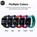 116 Plus Smart Watch Wristband Sports Fitness Blood Pressure Heart Rate Call Message Reminder Pedometer D13 Watch USB Charging.