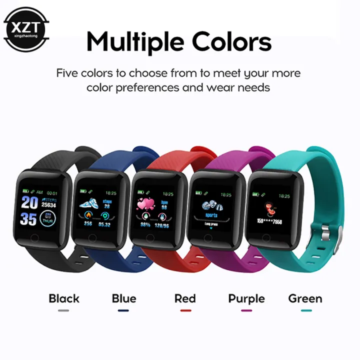 116%20Plus%20Smart%20Watch%20Wristband%20Sports%20Fitness%20Blood%20Pressure%20Heart%20Rate%20Call%20Message%20Reminder%20Pedometer%20D13%20Watch%20USB%20Charging%20-%20Image%202