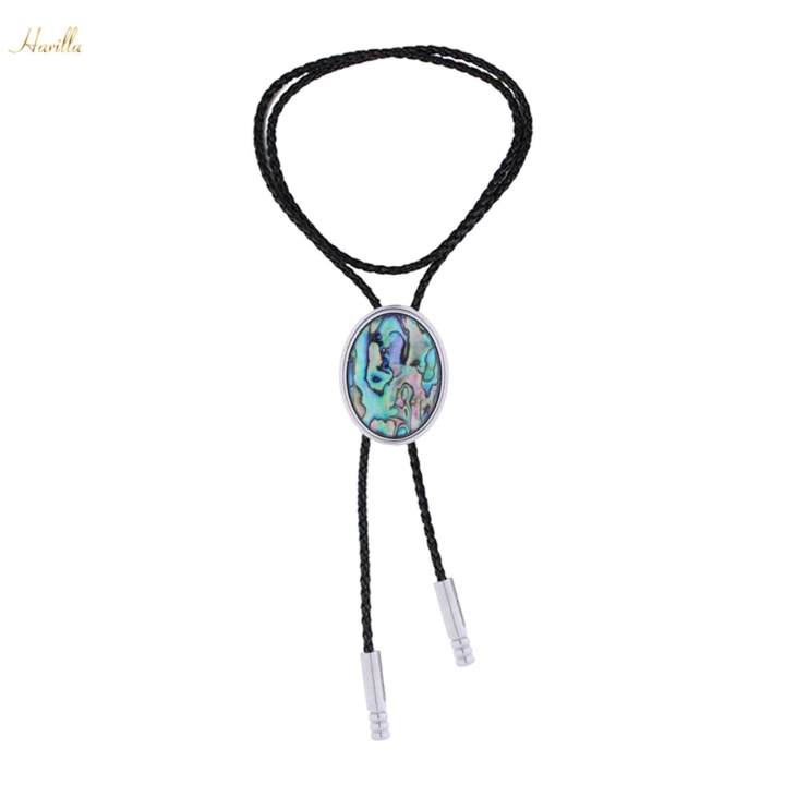 Cowgirl%20Bolo%20Tie%20Western%20Cowboy%20Necktie%20for%20Men%20Oval%20for%20Wedding%20Anniversary%20-%20Image%204