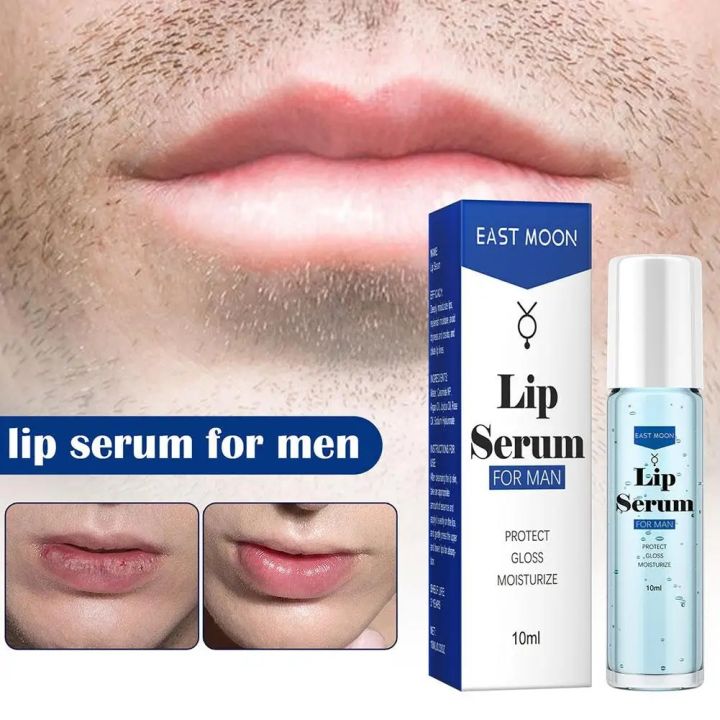 Natural Pink Tint Lip Essence Lip Serum For Men Lips Glow Oil Treatment Anti Cracking Repair Moisturize Chapped LipsFix Dar A4Y9