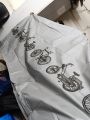 Bicycle Cycle Acrylic Double Stitching Rain Water Resistant Dust Proof Cover with Zip Pouch Cycling Dust Proof Cover. 