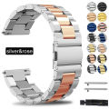 22mm 20mm Stainless Steel Metal Band For Samsung Galaxy watch 3 41mm 45mm Strap For Samsung Galaxy active/active 2 40mm/44mm Gear S3 S2 Sport Watch Band. 