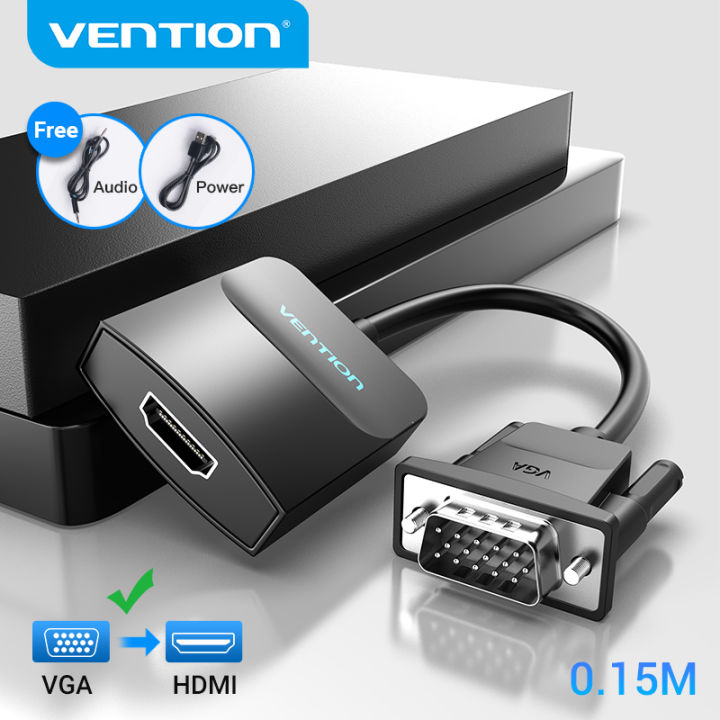 Vention%20VGA%20to%20HDMI%20Adapter%201080P%20VGA%20Male%20to%20HDMI%20Female%20Converter%20Cable%20With%20Audio%20USB%20Power%20for%20Laptop%20Desktop%20TV%20Monitor%20Projector%20PS4/3%20HDTV%20VGA%20HDMI%20Converter%20-%20Image%209