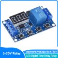 6-30V Relay Module Switch Trigger Time Delay Circuit Timer Cycle Adjustable Trigger OFF / ON Switch Timing Cycle for Arduino.