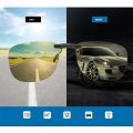 Square Clip On Sunglasses Women Polarized Black Lens UV400 Night Vision Driving Men Goggles Clips Anti Glare Vintage Glasses. 