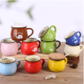 Creative Lovely Large Breakfast Cups Colorful Ceramic Big Milk Cups 1Pcs - Coffee Mug.