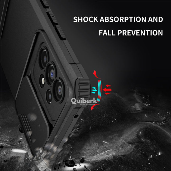 Quiberk%20for%20Samsung%20Galaxy%20A52/a52s%205G%20vocabulary%20case%20slide%20camera%20cover%20leg%20hard%20shockproof%20armor%20back%20casing%20-%20Image%206