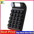1 Set Green Axis Calculator Rounded Texture Mathematical Calculations ABS 10-Digit Mechanical Key Calculator for School. 