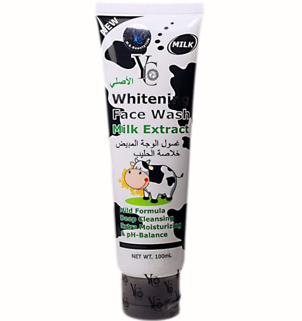YC Milk Extract Whitening Face Wash - 100ml.