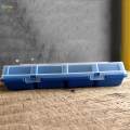Hardware Organizer Box with Compartment 12.2x4.5x2.5inch Material Sloping Opening for Nuts. 