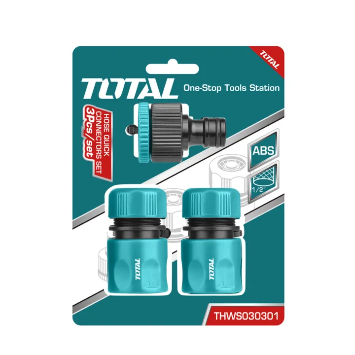TOTAL%203pcs%20Hose%20Quick%20Connectors%20Set%20(Suitable%20for%20all%20TOTAL%20High%20Pressure%20Washers)%20THWS030301%20-%20Image%204