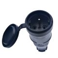 Rubber Industrial Male Female Plug Socket 16a 220v-250v 2pe Ip44 Waterproof Electric Power Connector.