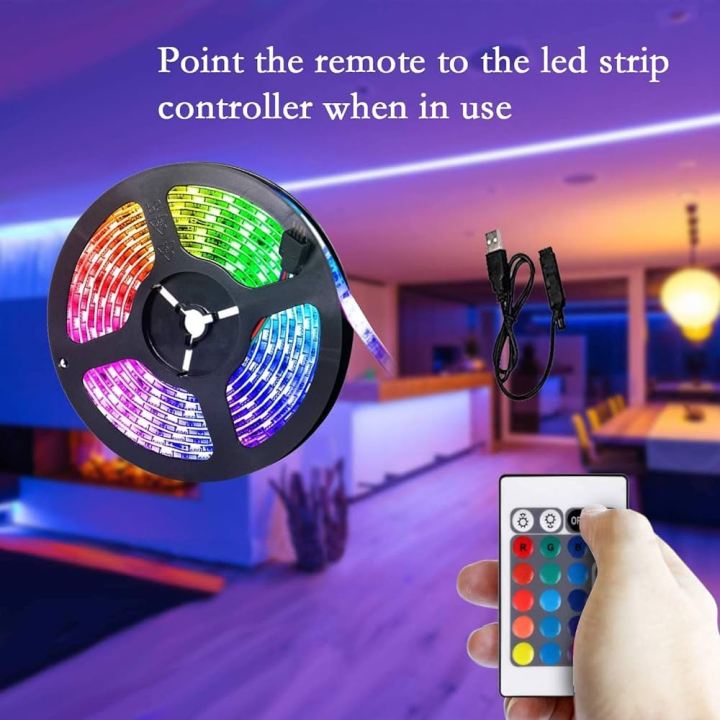 16%20Feet%20Rgb%20Remote%20Control%20Led%20Strip%20Light%20-%20Rgb%20Light%20-%20Image%203