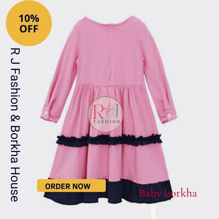 Stylist%20Mohona%20Baby%20Borkha%20with%20Hijab%20Dubai%20Cherry%20Gorget%20for%20regular%20use%20-%20Image%202