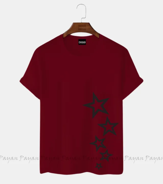 Star%20Design%20Short%20Sleeve%20T%20Shirt%20For%20Women%20-%20Image%202