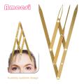 Reusable Eyebrow Ruler Golden Ratio Eyebrow Ruler Precise Tattoo Eyebrow Scale for Perfect 3 Point Positioning Stainless Vernier Caliper Measuring Tool Smooth Surface Eyebrow Ruler. 