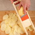 Potato Slicer Cut Potato Grid Artifact Grid Wipe Grid Knife Vegetable Cutter Wave Knife Cut Flower Knife Gadgets Accessories. 