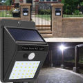 30 LED Solar Lights Outdoor Lighting Waterproof Solar Powered Motion Sensor Light Wireless Security Lights Outside Wall Lamp for Driveway Patio Garden Path. 