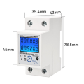 Din Rail Digital Single Phase Reset Zero Energy Meter White Energy Meter ABS Energy Meter KWh AC220V Electric Meter LCD Digital Energy Electric Meter.