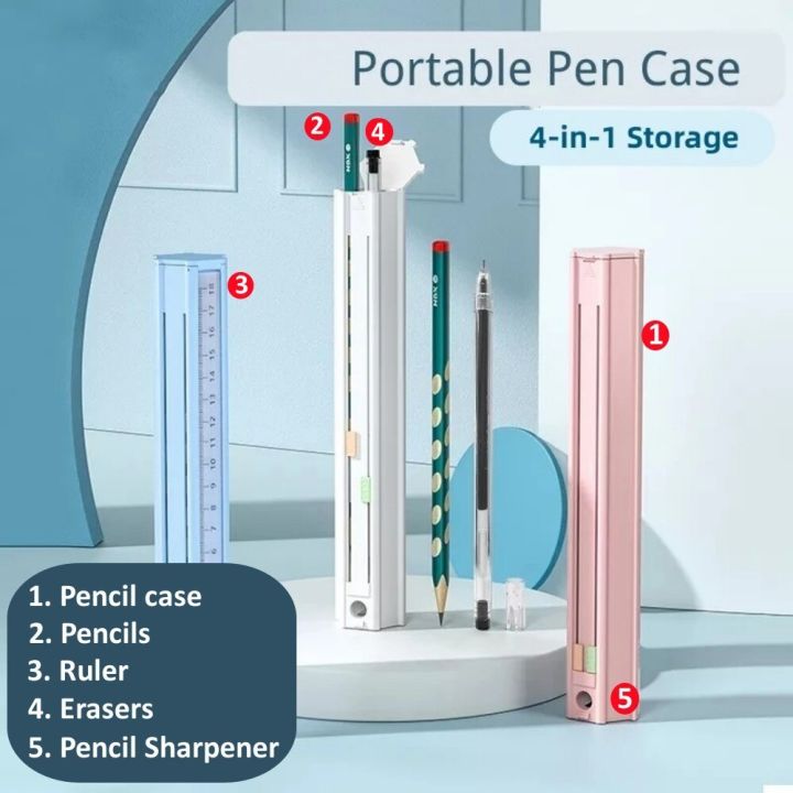 Creative%20Portable%20Pencil%20Case%20Set%20With%20Pencils%20Ruler%20Eraser%20Pencil%20Sharpener%20Multifunctional%20Stationery%20Box%20Student%20Pencil%20Box%20-%20Image%203