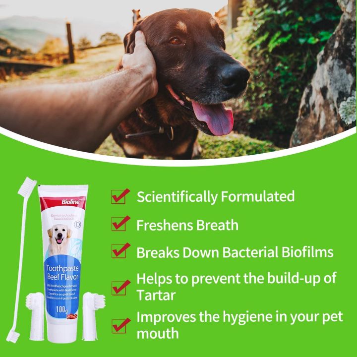 Bioline%20Dental%20Kit%20for%20Dogs%20Beef/Orange%20Flavor%20Toothpaste%20&%20Toothbrush%20Pet%20Oral%20Teeth%20Cleaning%20Set%20Double%20-%20Image%206