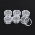 Empty Plastic jar pots Empty and reusable Small Travel Sample bottles Portable Transparent Eyeshadow for Cosmetic storage Beauty product packaging Makeup artist supplies Travel and on-the-go use.