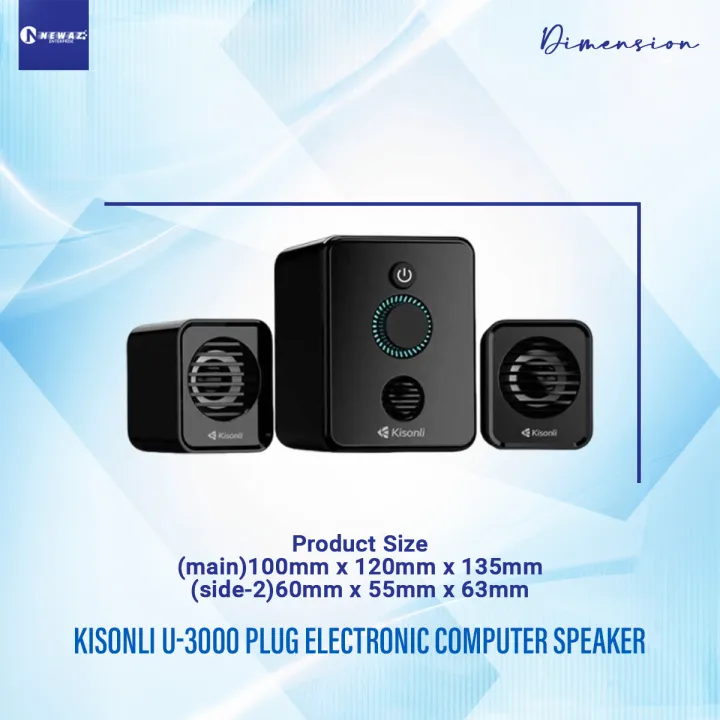 KISONLI%20U-3000%20PLUG%20ELECTRONIC%20COMPUTER%20SPEAKER%20-%20Image%204