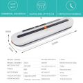 Electric Vacuum Sealer Machine Automatic Food Vacuum With 10pcs Food Saver Bags Household Packaging Machine.