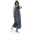Spring Summer Denim Overall Dress Women Sleeveless Jeans Dresses Fashion Female Solid Slip Casual Loose Spaghetti Strap Dresses.