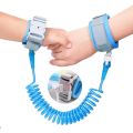 Anti Lost Wrist Link Child Band Hand Safety Strap Baby Kids Bracelet Blue. 
