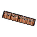 17 Digit Rods Wooden Abacus Chinese Japanese Calculator Counting Tool Montessori Toy Professional 17 Column Math Abacus for Kids. 