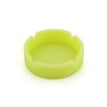 Luminous Silicone Ashtray Premium High Temperature Heat Resistant Anti-fall Round Ashtray For ing Accessories.