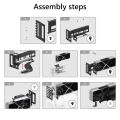 Vertical Gpu Holder 4.0 X16 Kit Riser Atx Case 5v 3pin Argb Video Holder Graphics Steering Bracket.