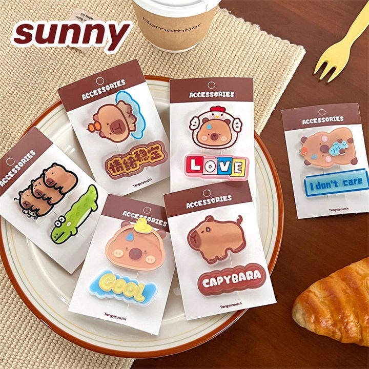 2Pcs%20Cute%20Animal%20Cartoon%20Hairpin%20For%20Women%20Girls%20Fashion%20Creative%20Capybara%20Hair%20Clip%20Bangs%20Hair%20Clip%20Hair%20Accessories%20Headwear%20-%20Image%203