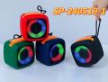 X-911 Bluetooth, AUX, USB, TF Card & FM Radio Supported Colorful Lighting Wireless Speaker - Multicolor. 