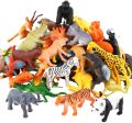 6PCS Plastic Wild Animal Toy Set - Multi Color - Baby Toys. 