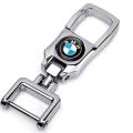 BMW Toyota Logo Metal Car Keychain Creative Anti-lost Waist Pendant Keyrings KeyChains for Man and Woman Car Accessories. 