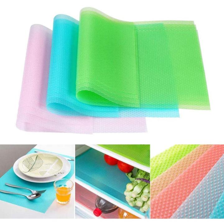 Fridge Mat Anti-Slip Pad, Fridge Mats, Anti-Bacterial, Anti-fouling, Anti-Mold, Moisture-Preserving Mat
