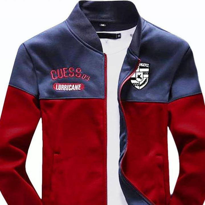 Men\'s Winter Jacket (Red-Navy)