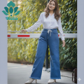 Denim Plazzo pant Stylish new Trendy look Jeans Pant For Women.