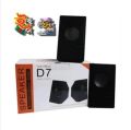 D7 Speaker by New Micro lab Direct Assembling in China Multimedia Powerful Mini Black or white Color with USB 2.0 channel Port Supported. 