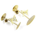 GC Butterfly Flower Candle Holders Ornament Romantic Wedding Candlestick Candle Stand For Home Decor. 