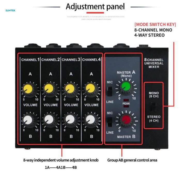 Audio%20Mixer%20Volume%20Control%20Mono%20Stereo%20Compact%20Portable%20Line%20Mixer%20for%20Keyboards%20Bass%20-%20Image%205