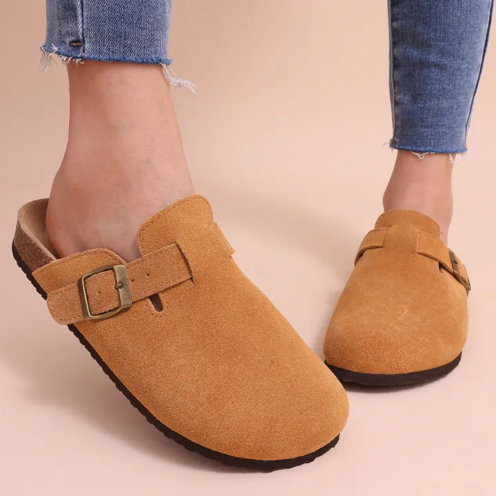 Shevalues%20New%20Boston%20Clogs%20Slippers%20For%20Women%20Men%20Cork%20Footbed%20Sandals%20Female%20Suede%20Mules%20Slides%20With%20Arch%20Support%20Beach%20Shoes%20House%20Foocus%20-%20Image%206