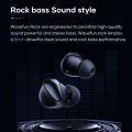 Wavefun Rock Wireless Earphones BT5.3 Headphones Super Bass Earbuds Music Gaming Dual Mode Quick Charging Headset. 
