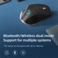 Multi-Device Wireless Mouse Bluetooth 5.0 3.0 Mouse 2.4G Wireless Portable Optical Mouse Ergonomic Right Hand Computer Mice.