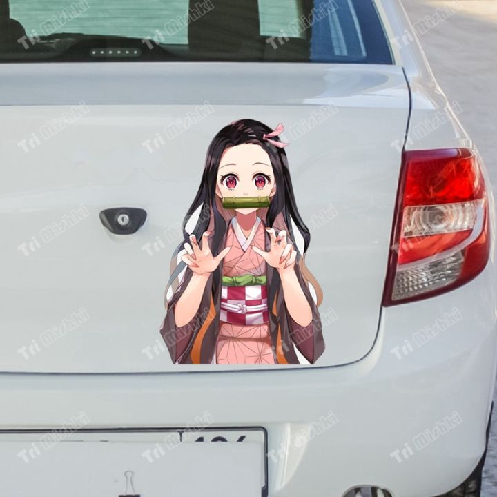 Wcs1058%20Demon%20Slayer%20Cute%20Anime%20Girl%20Kamado%20Nezuko%20Wall%20Sticker%20Waterproof%20Decal%20Pvc%20Home%20Decoration%20Kids%20Room%20Living%20Room%20Toile%20-%20Image%205